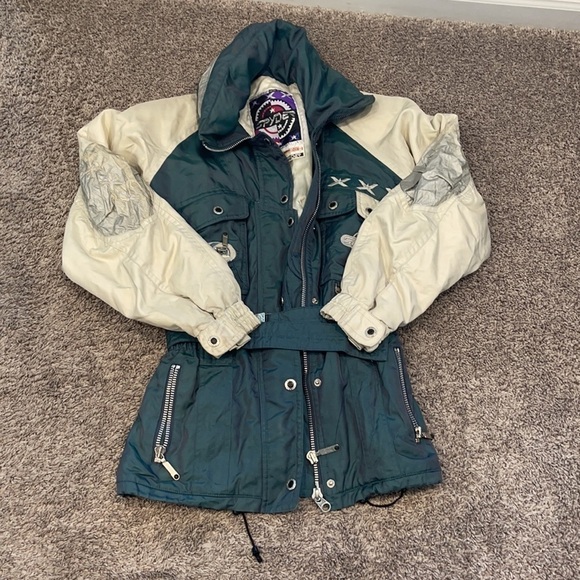 SPIDER RARE Vintage USA Ski Jacket 90’S UK 10 S (7AG) - Picture 3 of 16